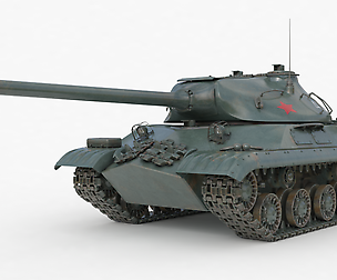 Tank IS 3M Soviet Vray