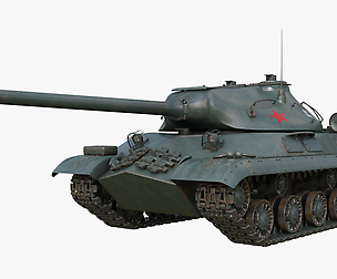 3D Tank IS 3M Soviet Mental Ray