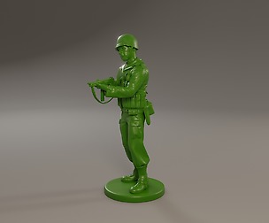 American soldier ww2 Shoot middle A2