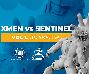 The X-Men Vs Sentinel Vol 1: Model 3D printing