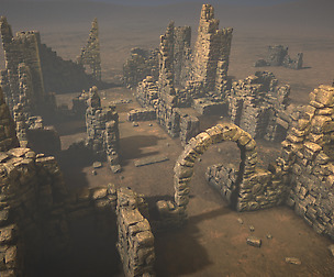 Ruined walls