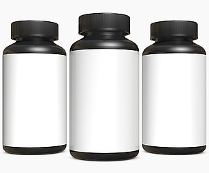 Vitamin Bottle 3D Model,Plastic Bottle