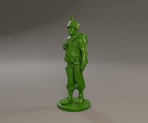 American soldier ww2 walk A3