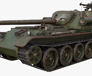 Tank Uralmash SU 101 Russian Mental Ray