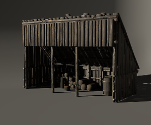 LOW POLY WOOD STORAGE