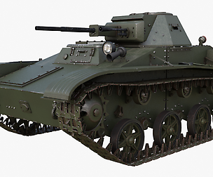 Tank T 60 Soviet Mental Ray