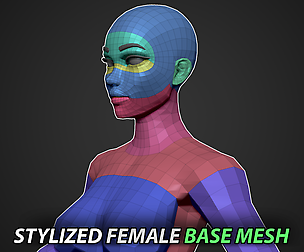 BASEMESH - Stylized Female