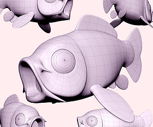 Stylized Fish Base Meshes