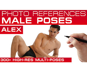 Photo References Male Poses: Alex