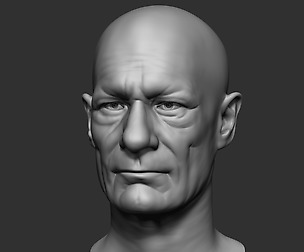 Male Head Sculpt 03