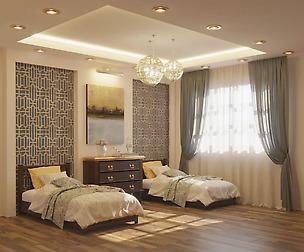 bedroom scene