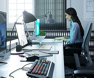 office scene