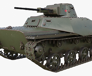 Tank T 40 Soviet Mental Ray