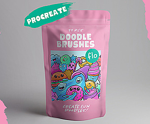 Procreate brushes for doodling