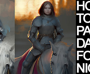 How to paint day for knight