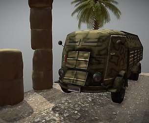 Armour Truck  665 Scudato Low-poly 3D model