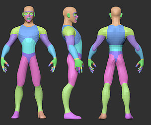 Stylized Male Base Mesh