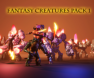 Fantasy Creatures Pack 1 - UE4 & Unity