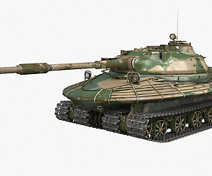 3D Tank Object 279 Soviet Vray
