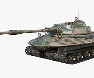Tank Object 279 Soviet Mental Ray