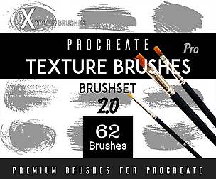 Procreate Texture Brushes PRO! 2.0