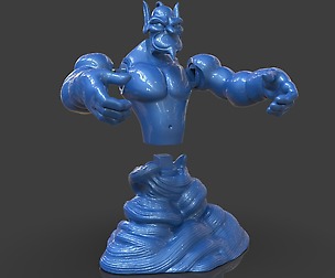 Aladdin's Genie Evil Mode (Separate Parts)