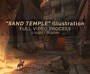 "Sand Temple" Full video process + Brushes