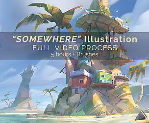 "Somewhere" Full video process + Brushes