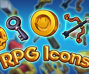 Cute RPG Icons Set