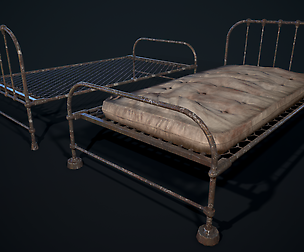Old Hospital Bed