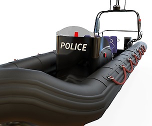 Zodiac Police Boat
