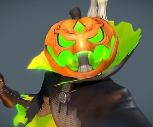 Pumpkin Phantom Rigged (VR Chat Ready)