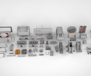 Sci-Fi architecture Elements collection 15