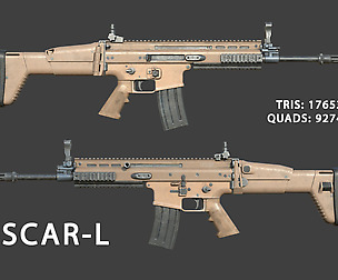 Weapon - Gun - Rifle - FN SCAR-L