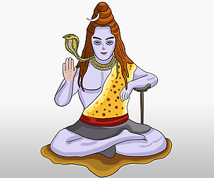 Lord Shiva - Clip Studio