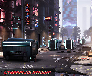 CyberPunk / Sci-Fi Environment in Unreal Engine