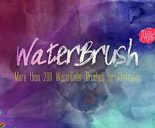 +200 Watercolor Photoshop Brushes – Authentic & Artistic Texture Set