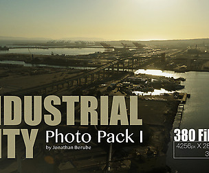 Industrial City Aerial Photo Reference Pack I