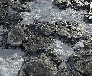 Frozen Rocks Substance PBR