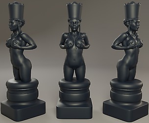 Black Chess Female Queen