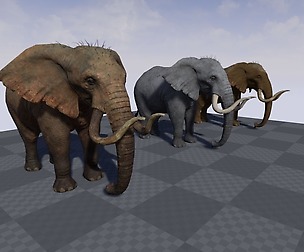 Realistic Elephant Ue4