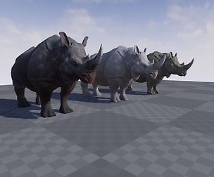 Realistic Rhino UE4