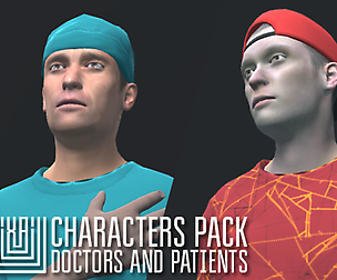Characters pack - doctors and patients