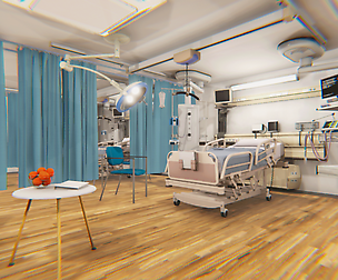 Clinic - Hospital room