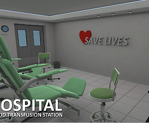 Blood transfusion station - hospital