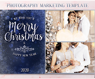 Christmas Card Template Photoshop