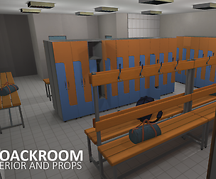 Cloackroom - interior and props