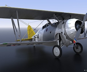 GRUMMAN F2F-1 USS Lexington CV-2 1937