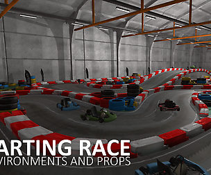 Karting race - environments and props