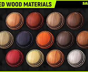 Stylized Wood Smart Materials